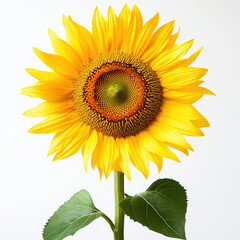 Obraz premium sunflower isolated on white