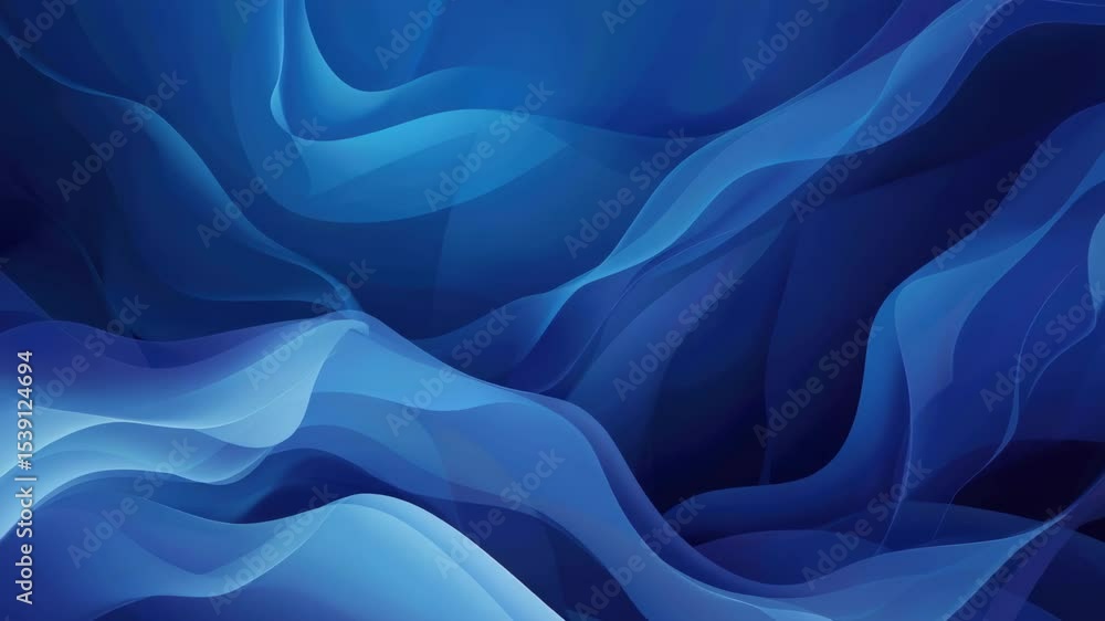 Poster dynamic abstract ocean waves with motion blur effect.