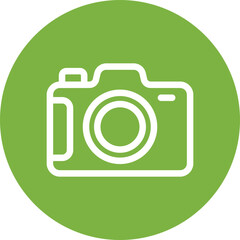 Camera single icon vector illustration