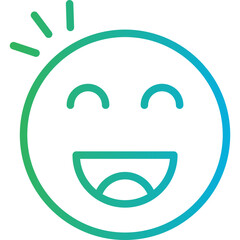 Smiley single icon vector illustration
