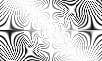 Abstract engraving grunge texture. Monochrome rays lines. Rays on white background. engraving salute icon. Stock illustration