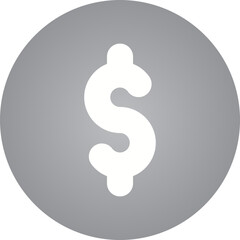 Dollar bill single icon vector illustration