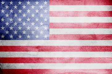 Grunge USA Flag background texture