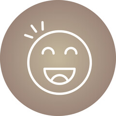 Smiley single icon vector illustration