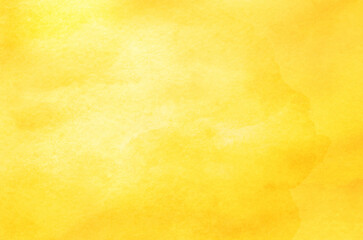 Abstract watercolor yellow background texture