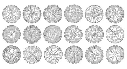 Collection of Hand-Drawn Circular Designs Diverse Patterns for Creative Projects