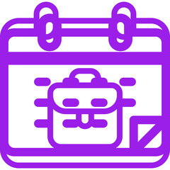 Calendar single icon vector illustration