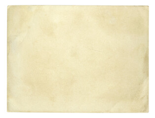 old paper texture on white