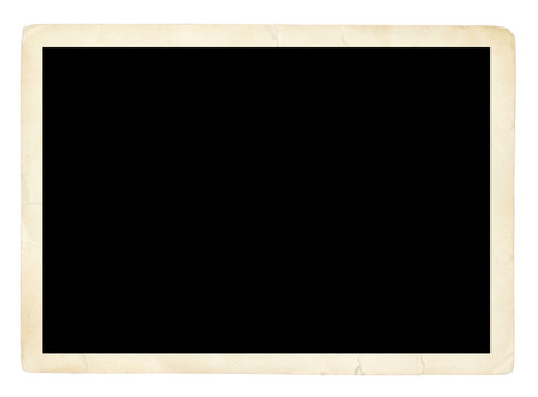 photo frame card isolated on white backgrounds