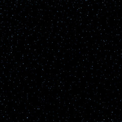 Stars in the night. Galaxy space background. Starry night sky. Stars falling in the loop.