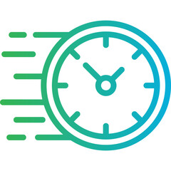 Deadline single icon vector illustration