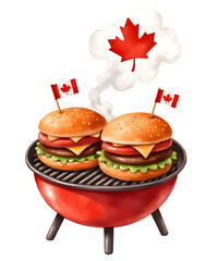 90+ Cute Editable Canada-Themed Illustrations Canada Day Clipart Bundle | Beavers, Moose, Flags, Fireworks, Kids & Animals, Digital Download