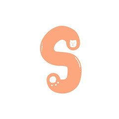 Font letter S