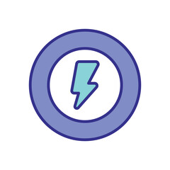 Power Network icon vector