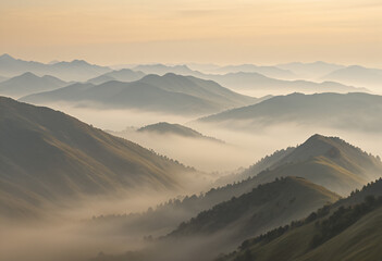 Obraz premium Misty Mountains