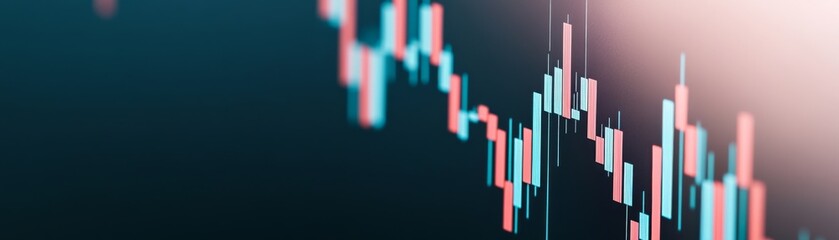 Candlestick Chart Plunge Market Downturn Visualized, Stocks , Finance