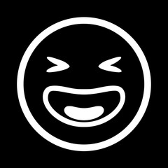 Smiling Face with Open Mouth and Tightly Closed Eyes