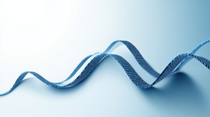 Data Stream Flowing Digital Ribbon, binary ,technology