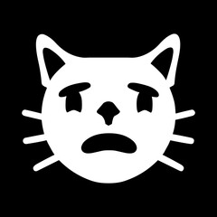Pouting Cat Face
