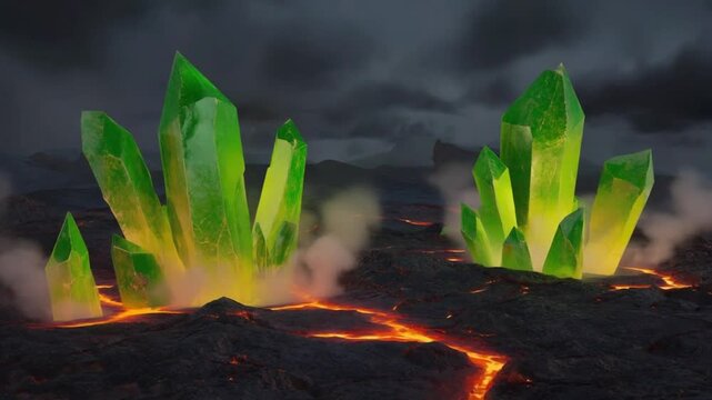 Kryptonite in a rock.