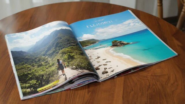 Travel magazine.