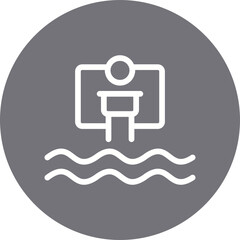 Sea single icon vector illustration