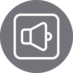 Volume single icon vector illustration