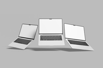 Clean Laptop Screen Mockup for showcasing your design to clients