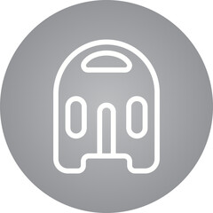 Surfing single icon vector illustration