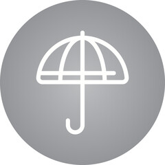 Umbrella single icon vector illustration
