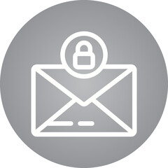 Email single icon vector illustration