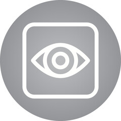 Eye single icon vector illustration
