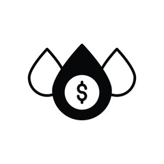 Fuel Price icon vector