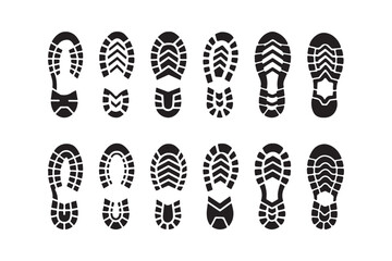 Boot Shoe Sole Footprints Trails