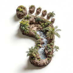 Footprint Landscape A Miniature World of Nature and Conservation