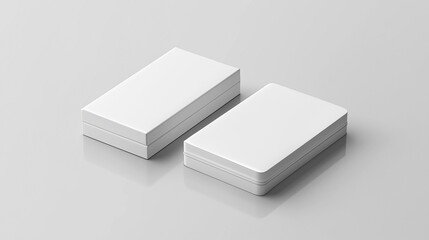white business card