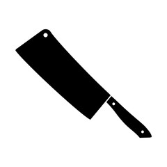 Kitchen knife icon vector. Cook knife illustration sign. Chef symbol. Cook logo.