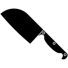 Kitchen knife icon vector. Cook knife illustration sign. Chef symbol. Cook logo.