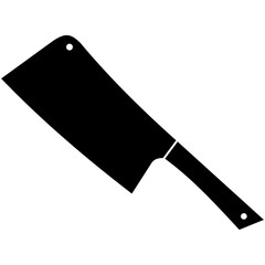 Kitchen knife icon vector. Cook knife illustration sign. Chef symbol. Cook logo.