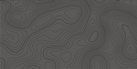 Abstract gray topography contour map background design .geometric black wave curve lines texture .abstract topographic map with wave line pattern .