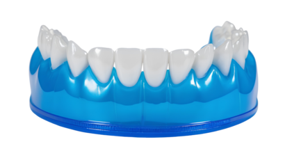 Photo of dental teeth orthodontic isolated on transparent background