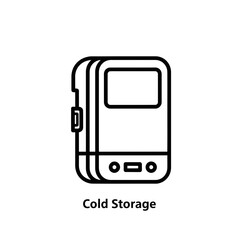 Cold Storage Icon Representing Blockchain Technology