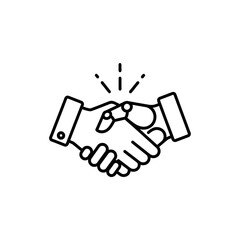 Fototapeta premium Artificial Intelligence handshake symbolizing collaboration and trust