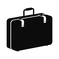 Simple Luggage Silhouette for Travel Themes  
