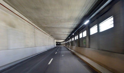 Galerie/Tunnel am Lukmanierpass in Graubünden 