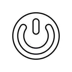 Power Button icon vector