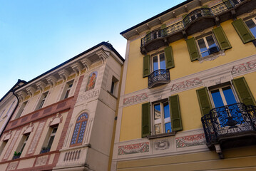Altstadt von Bellinzona, Tessin (Schweiz)