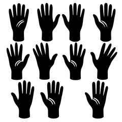 Obraz premium hands vector illustration