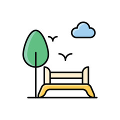 Park  Icon vector