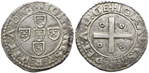Portugal D. João III (1521-1557) Meio Tostão